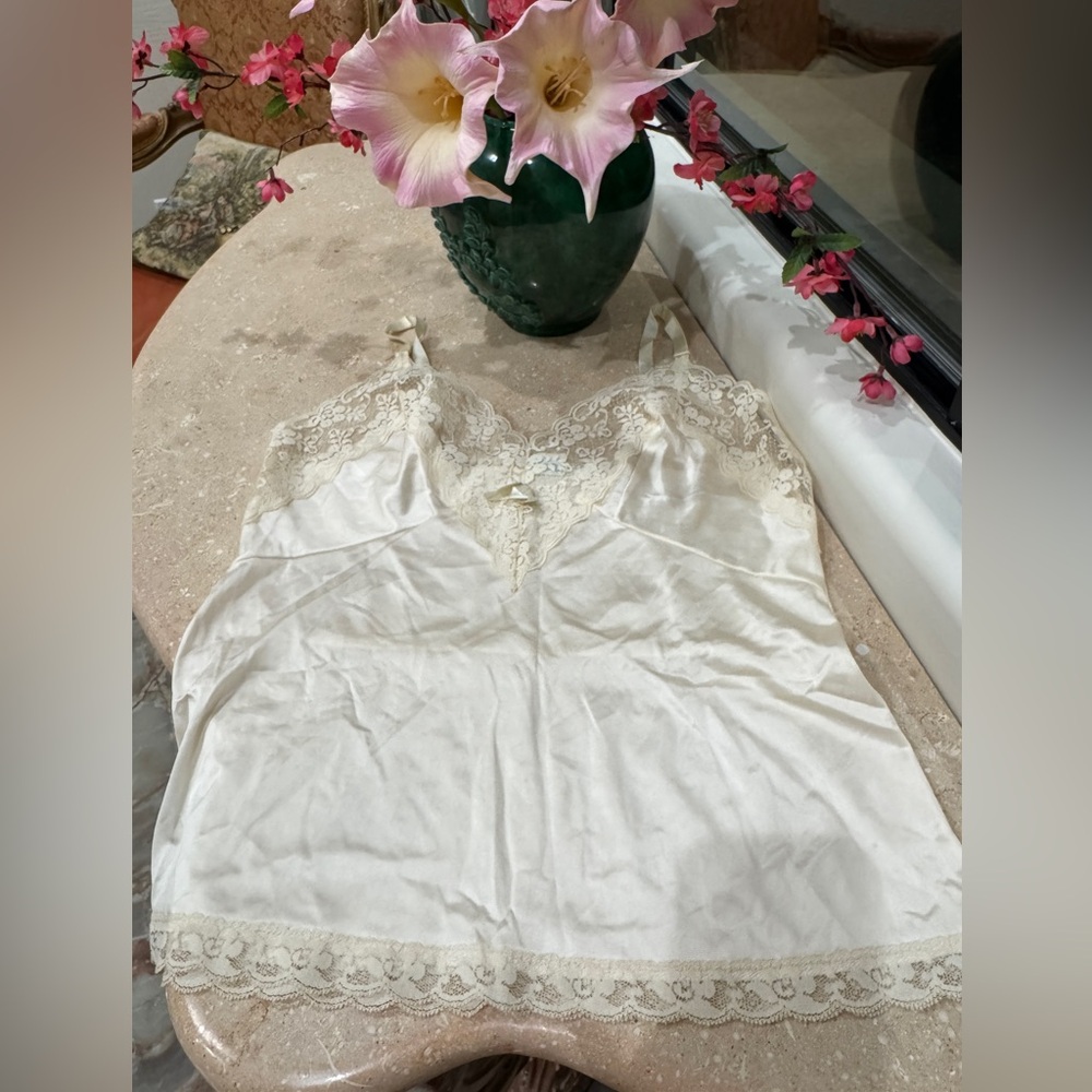 Vintage Lace Camisole Ivory Large